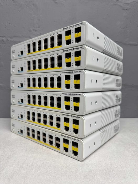 Коммутаторы 12 Poe Cisco Catalyst WS-C2960C-12PC-L безнал/гарантия