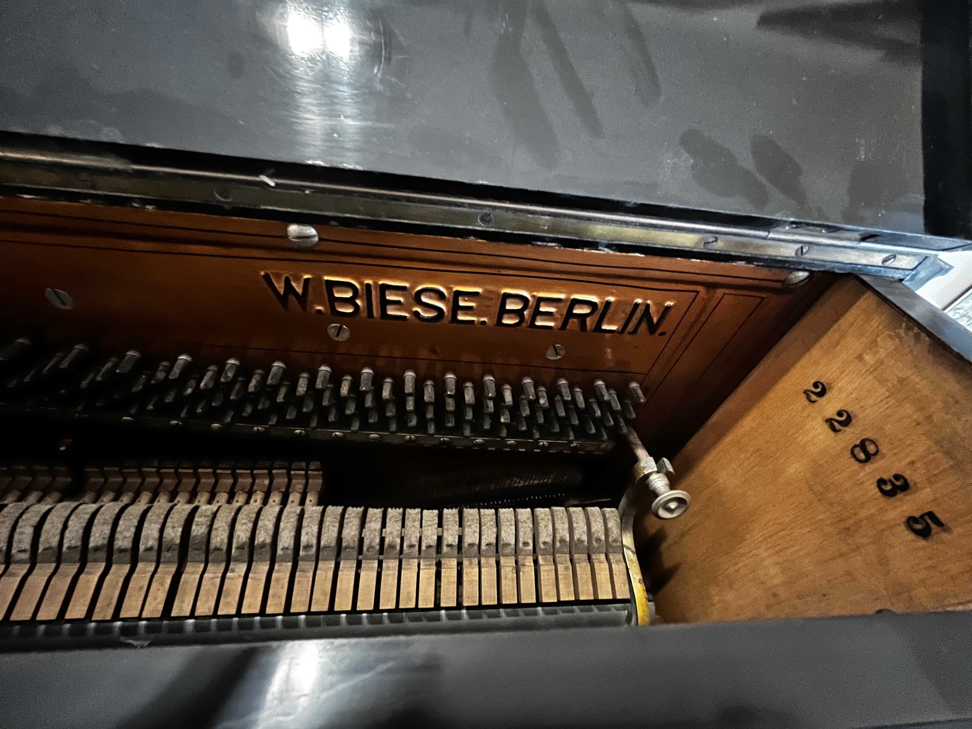 Pianino Wilhelm Biese, Berlin, 1902 rok