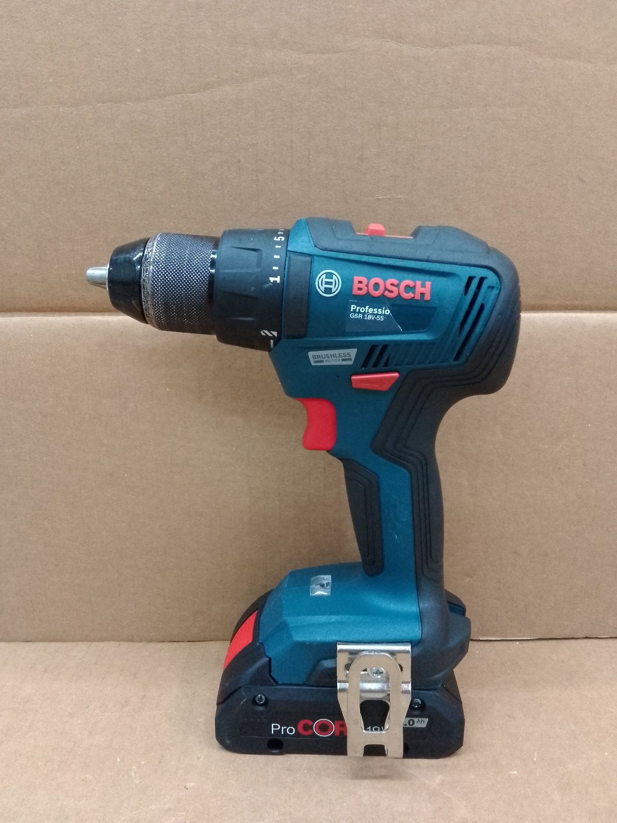Bosch GSR 18V-55 Wiertarko Wkrętarka Akumulat Brushless 4.0Ah 2022.6