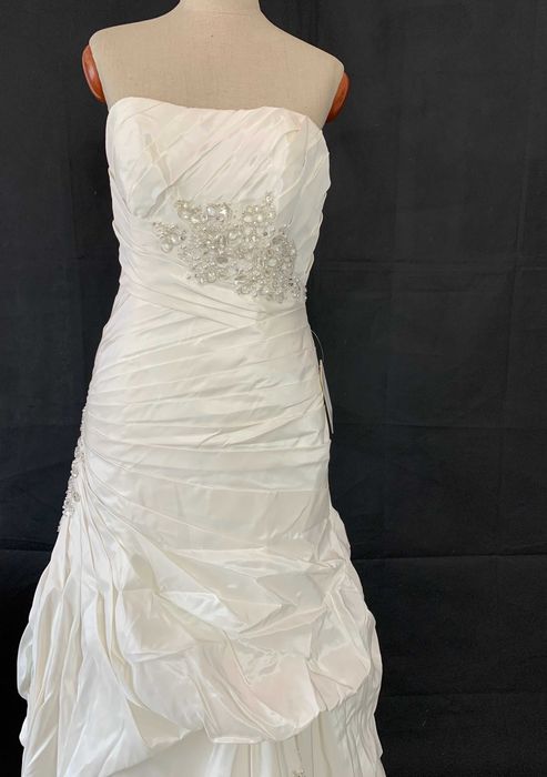 Nowa suknia ślubna księżniczka 40 L vintage cottagecore ivory glamour