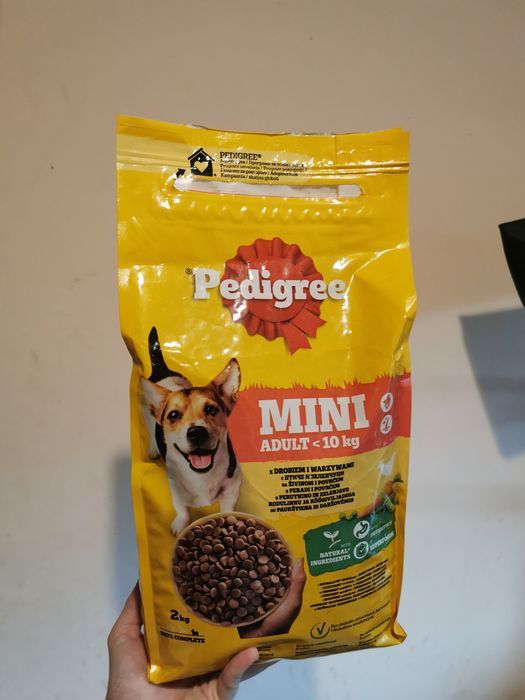Karma dla psa Pedigree z drobiem i warzywami mini adult 2kg