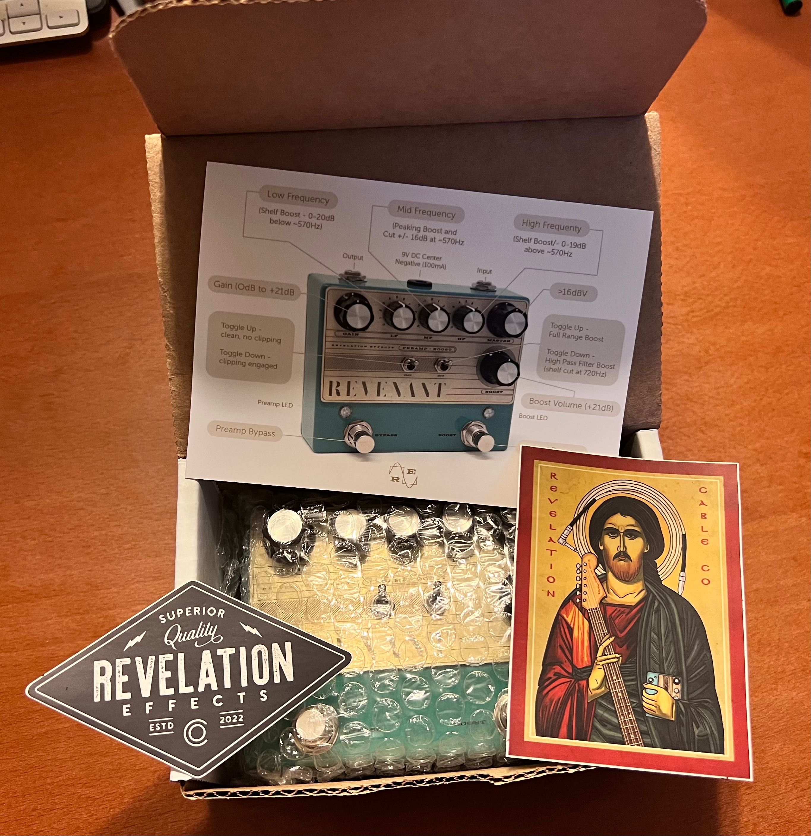 Revelation Effects - Revenant Preamp-Boost (Made In Canadá)