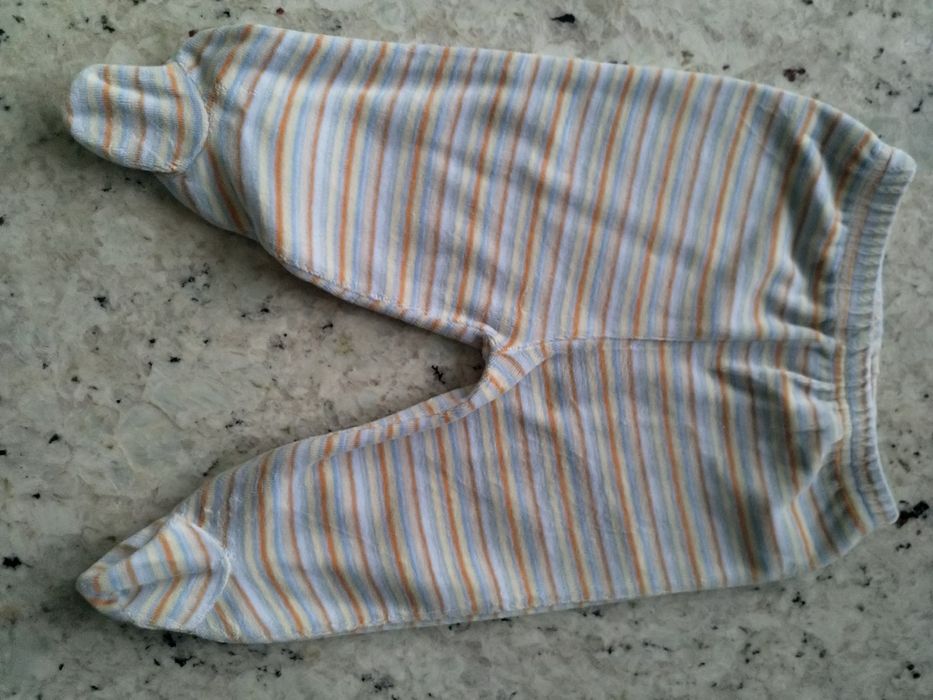 Ciepłe welurowe półśpiochy rozm. 68