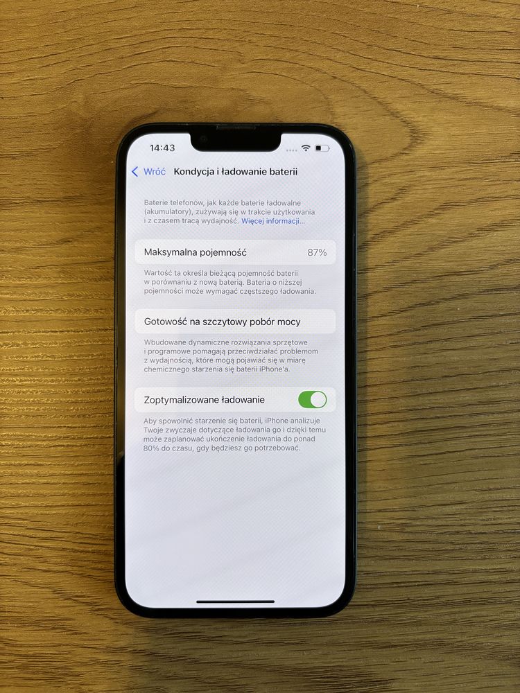 IDEALNY iphone 13 128gb 87% czarny black