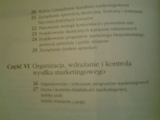 Marketing. Analiza, planowanie, wdrażanie i kontrola