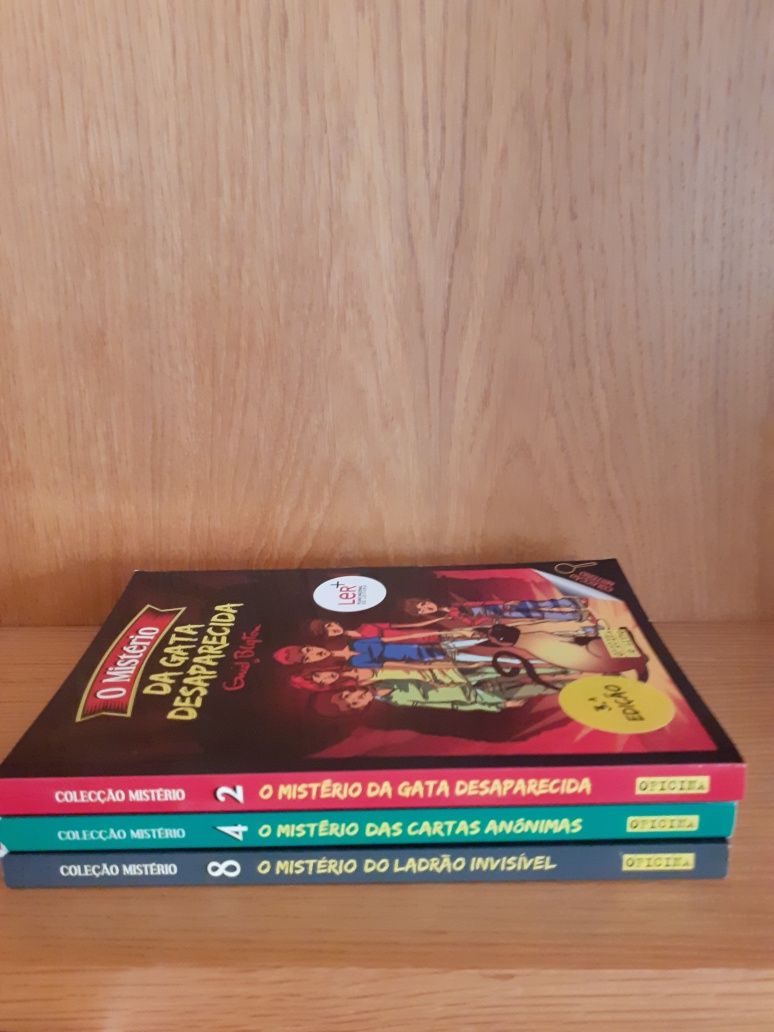 Livros coleção "O Mistério"         Autora: Enid Blyton