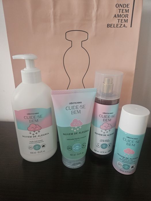 Conjunto Cuide-se Bem Nuvem de alegria