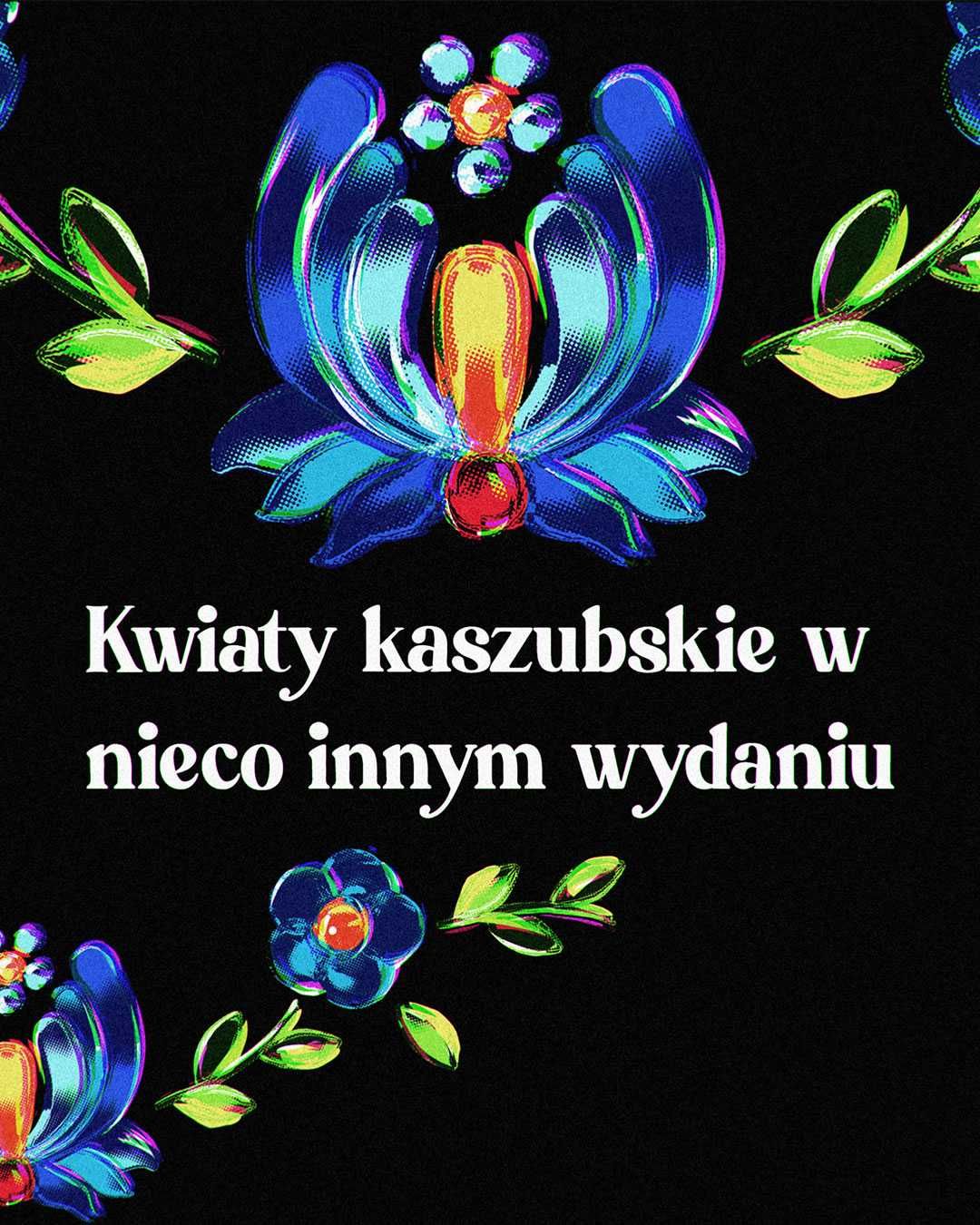 Tshirt z wzorem kaszubskim JO! 100% Bawełna