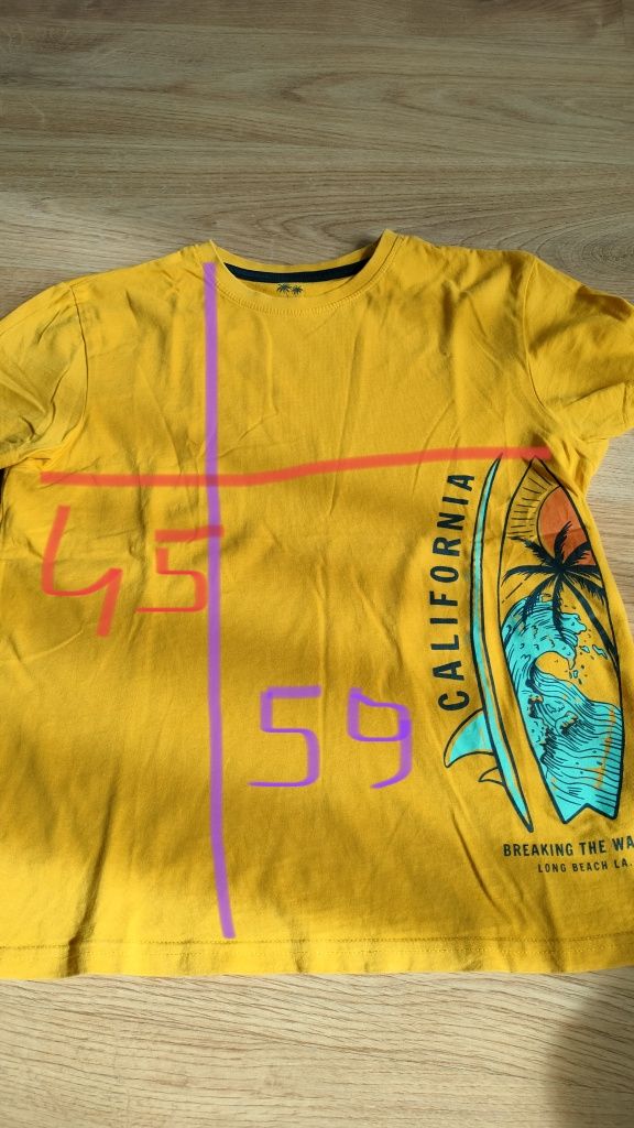 Zestaw t-shirtów chłopięcych 158cm