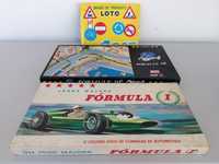 3 Jogos de tabuleiro Formula 1, Estoril e sinais de trânsito