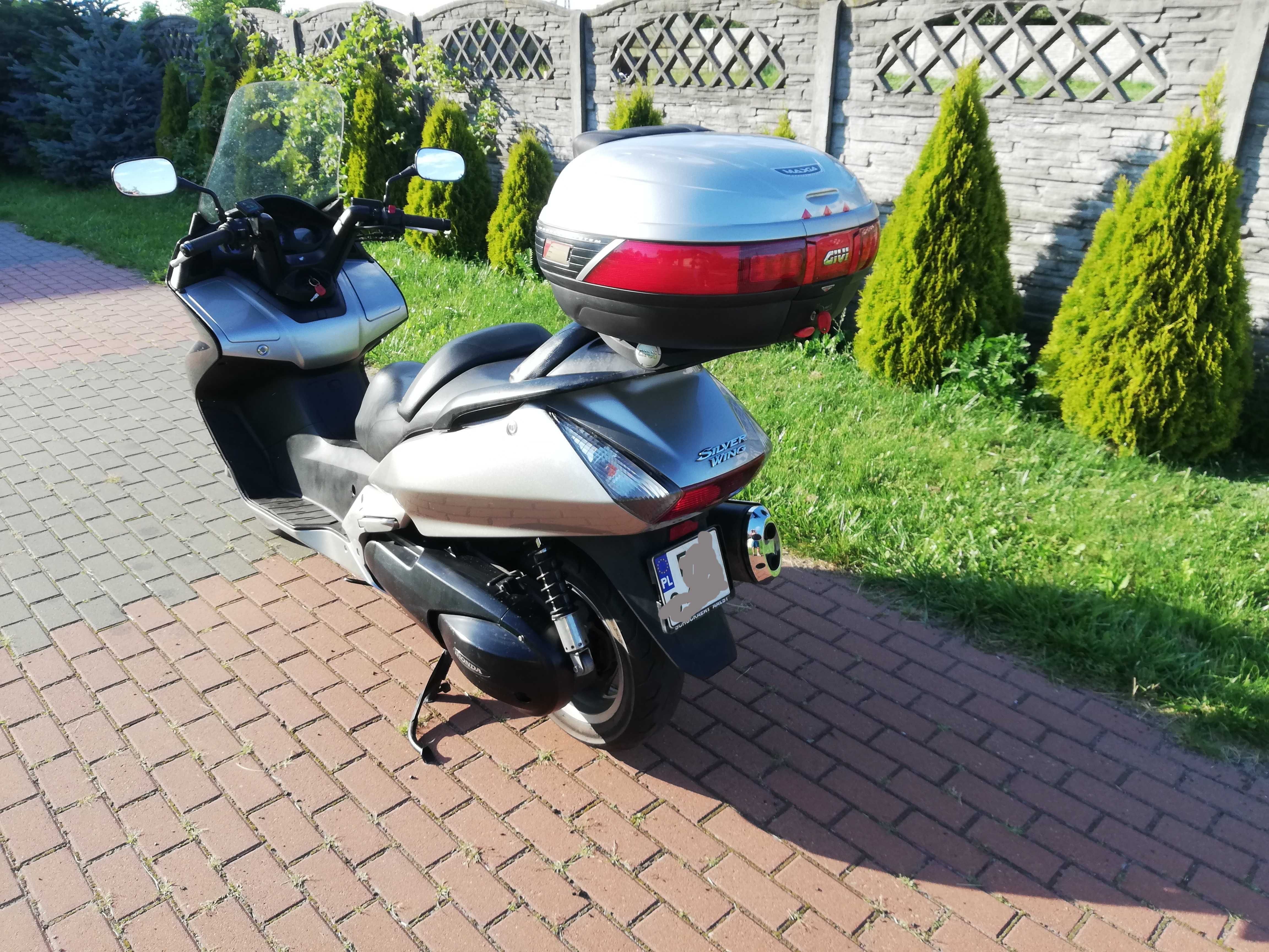 Honda Silver Wing 600cm 2006r kufer manetki podgrzewane