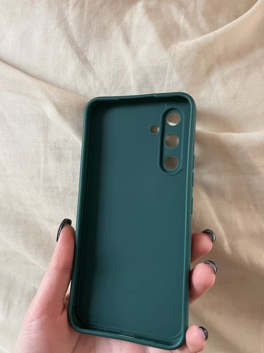 Чохол для Samsung A54 5G • Liquid Silicone • Dark Green