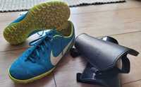 Halówki Nike Mercurial rozmiar 35,5 z ochraniaczami Kipsta
