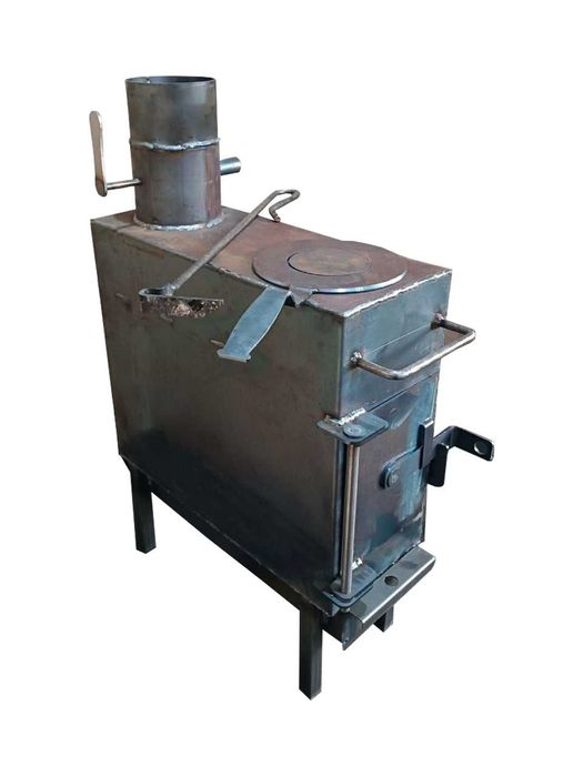 Буржуйка "міні" з варочною поверхнею для приготування їжі