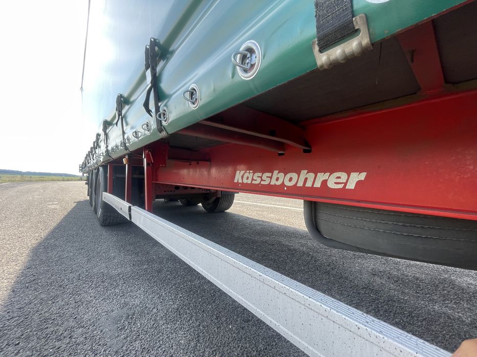 Тягач Man TGX 18.440 MEGA + напівпричіп штора Kassbohrer осі SAF