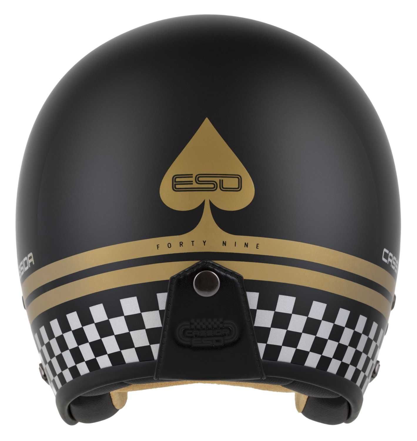 Kask motocyklowy CASSIDA ESO WŁÓKNO szklane pod intercom XS-3XL