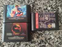 Lote de 3 jogos Sega Mega Drive