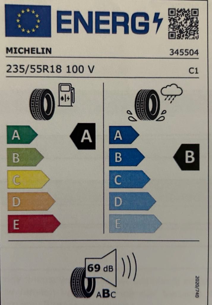 Michelin Primacy 4 235/55 R18 100V DEMO Opony letnie 4 szt.  DOT 1625