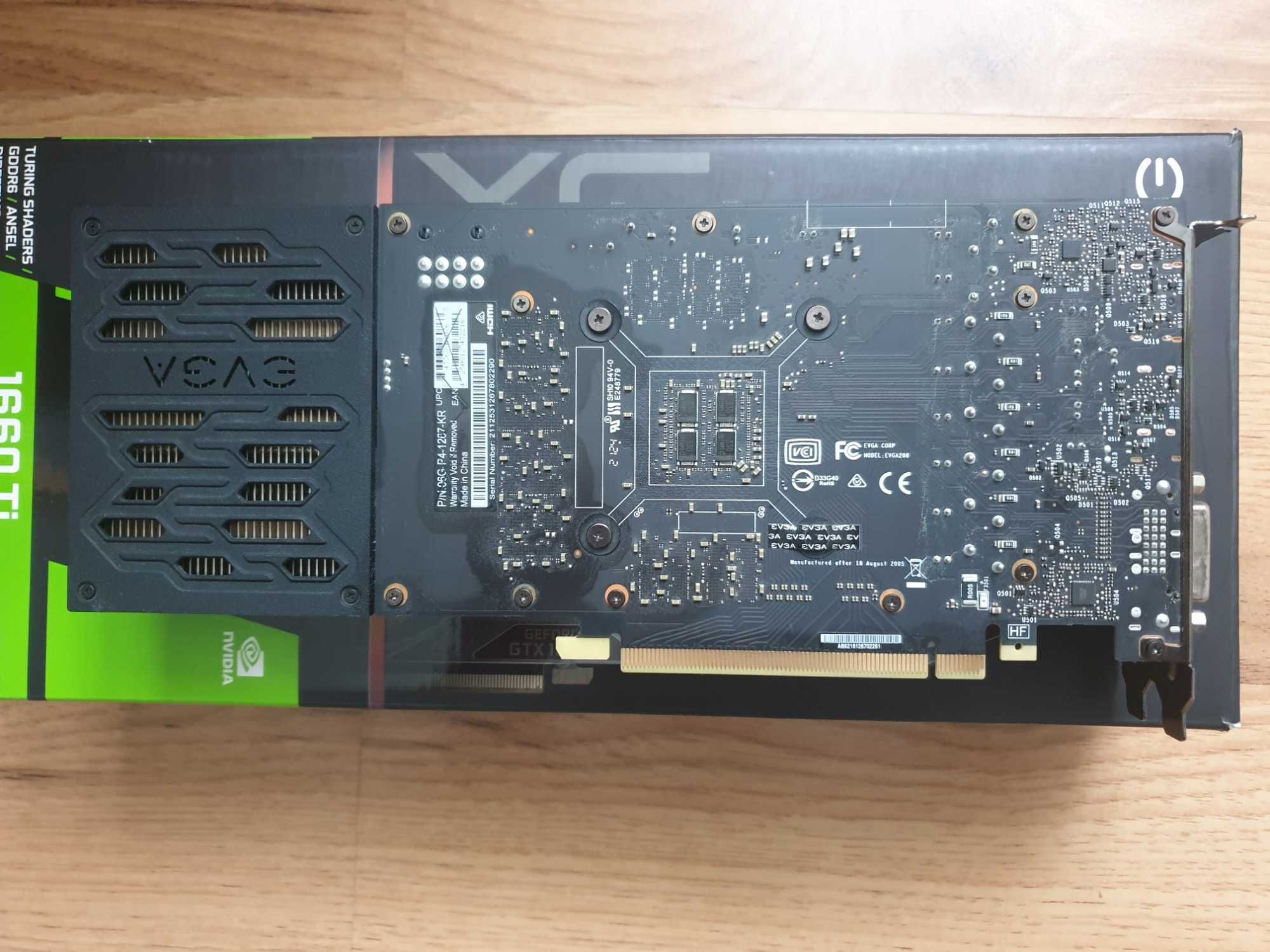 karta graficzna EVGA GeForce GTX 1660Ti OC XC ULTRA 6GB DDR6 + PUDEŁKO