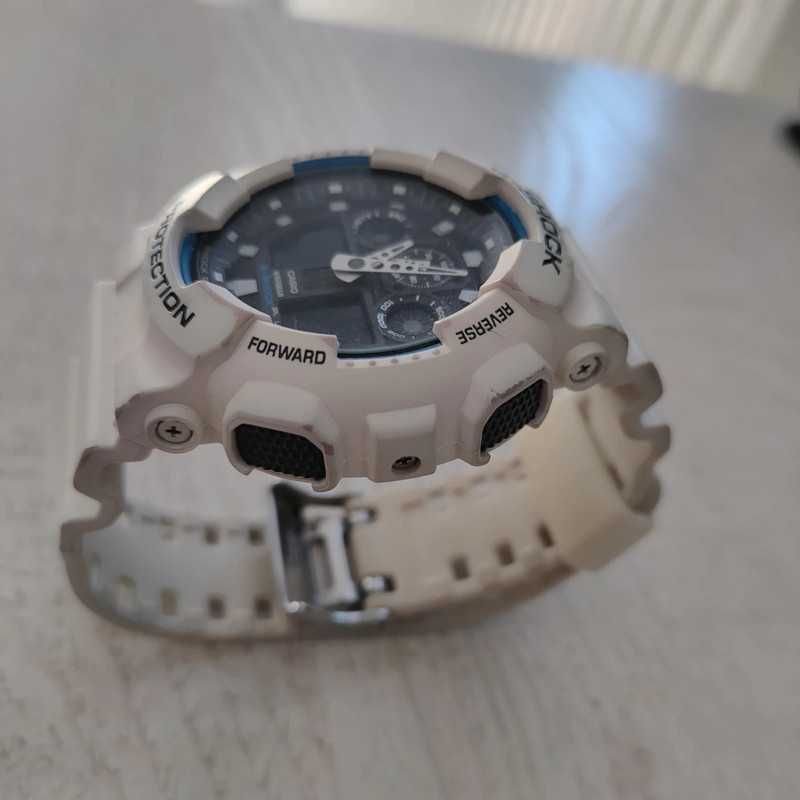 Zegarek G-Shock CASIO Biały GA-100B-7AER Oryginalny