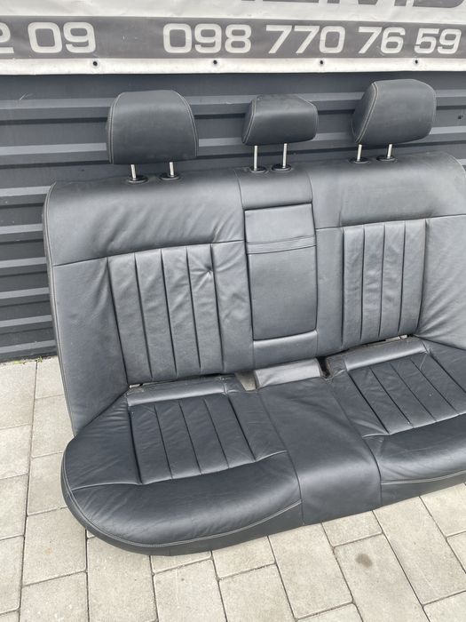 Заднє сидіння / диван / салон  Mercedes E-class W212 кожа