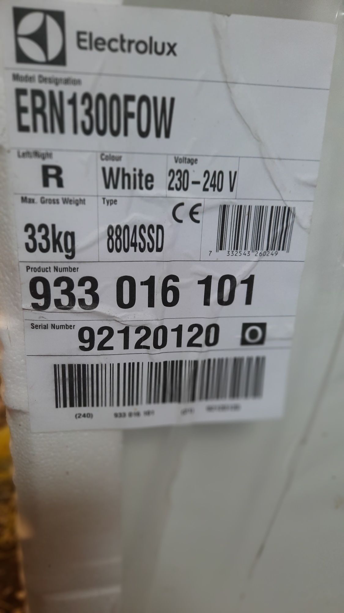 Lodówka Electrolux ERN1300FOW