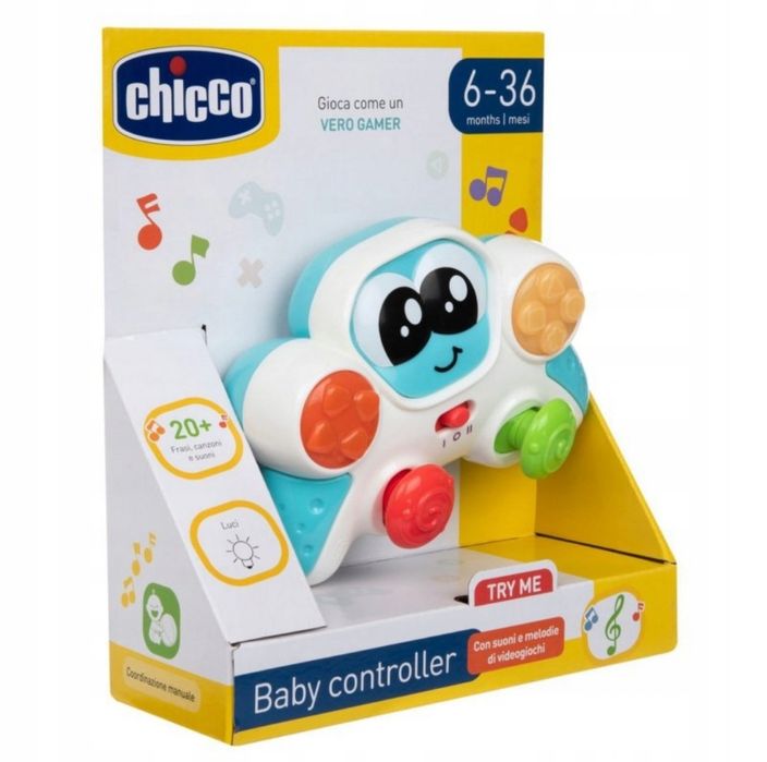 Chicco pierwszy padzik dźwięki melodie światełka
