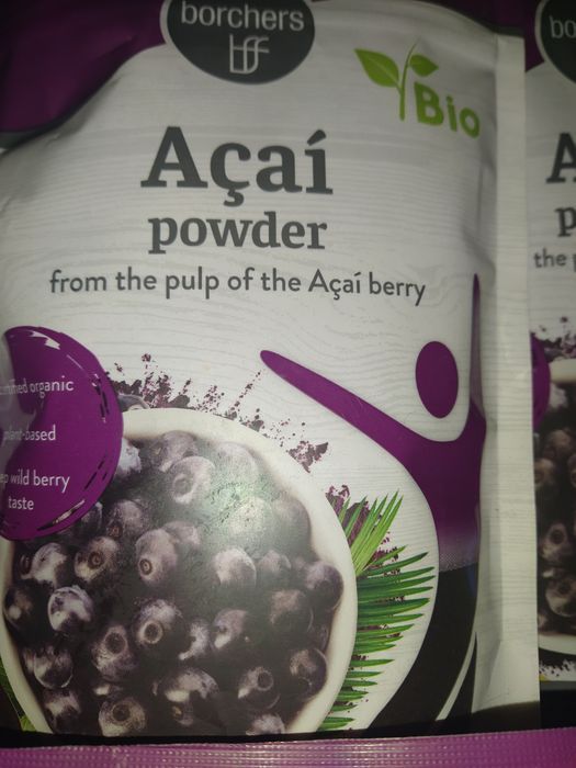 Acai powder Akai blueberry jagody proszek 80g *5 paczek bio borchers