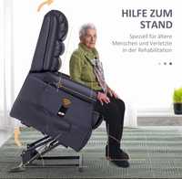 Fotel geriatryczny z funkcją wstawania i masażu i ogrzewania Niemcy