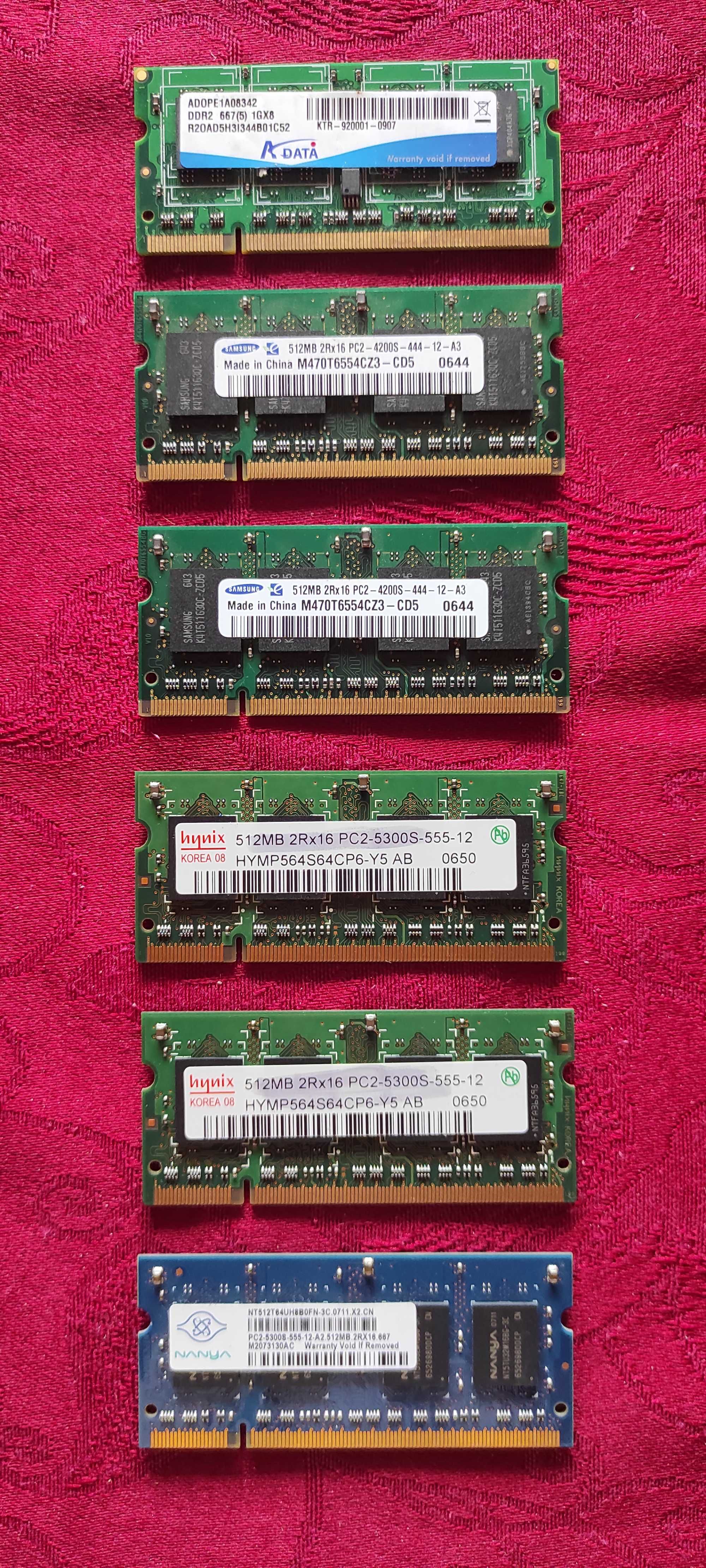 RAM para portátil DDR2 SODIMM-PC2