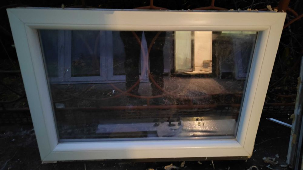 Okna PCV białe demontaż