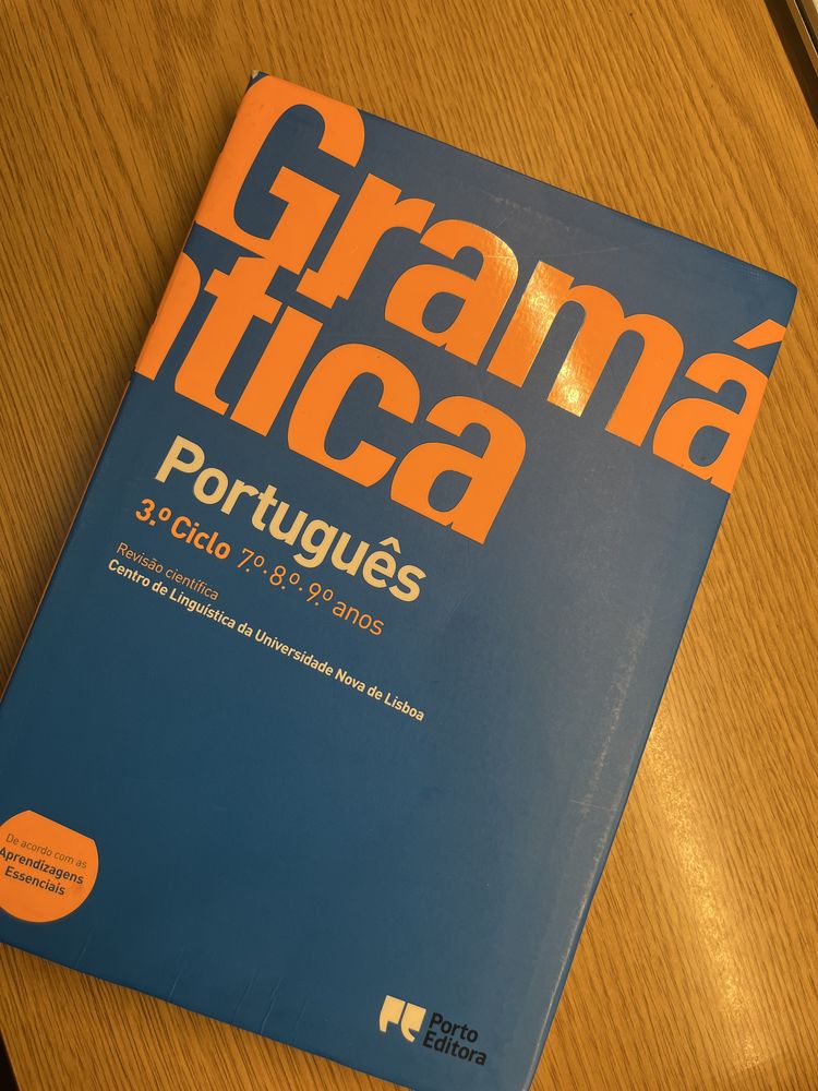 Gramática de Português – 3.º Ciclo (7.º, 8.º e 9.º ano)