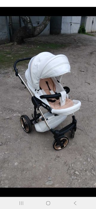 Універсальна коляска 2 в 1 Junama Diamond Individual 04 біла