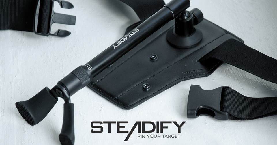 STEADIFY niemiecki pastorał myśliwski biodrowy na pas monopod podpórka