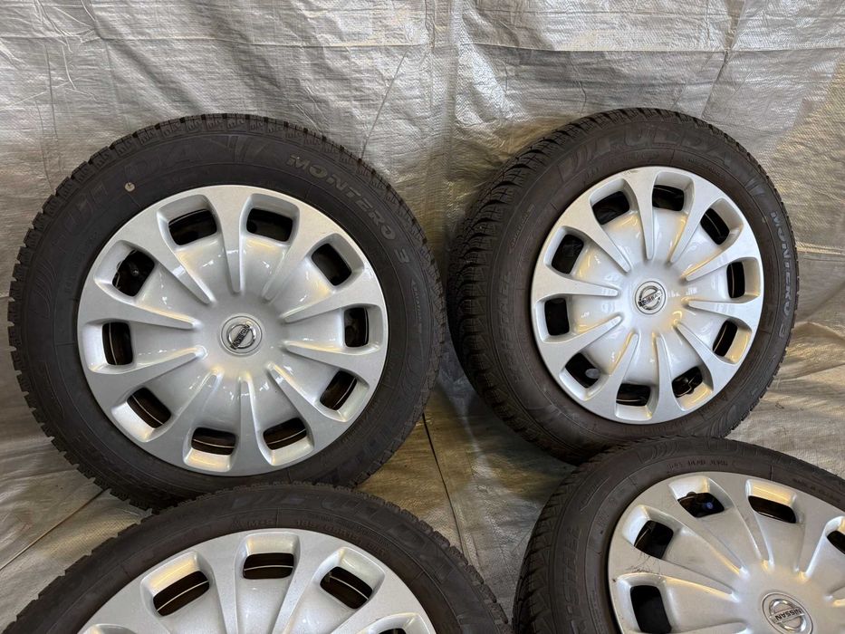 Koła zimowe Nissan Micra V Fulda 185/65/15 + czujniki + kołpaki