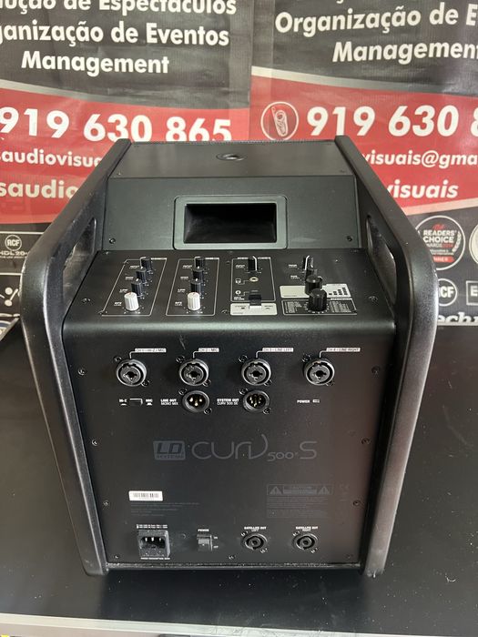 Ld systems curv 500 com sacos de transporte novo