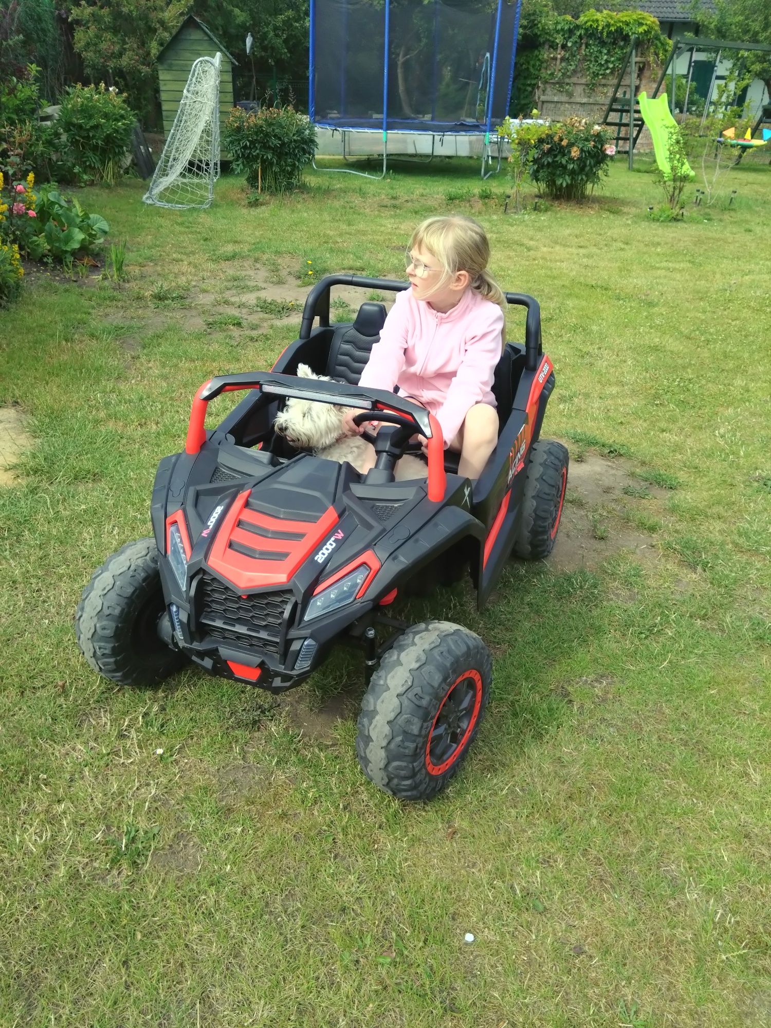 Auto  autko  samochód na akumulator Mega Buggy ATV Racing 2000W 2 osob