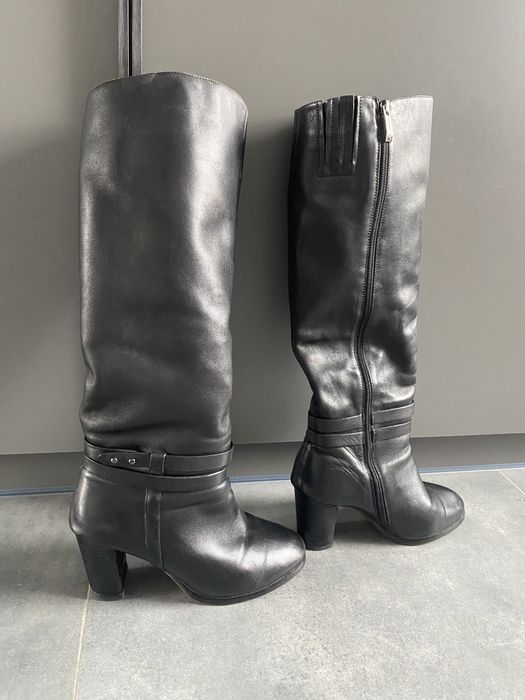 Чоботи шкіряні 40р (зима)