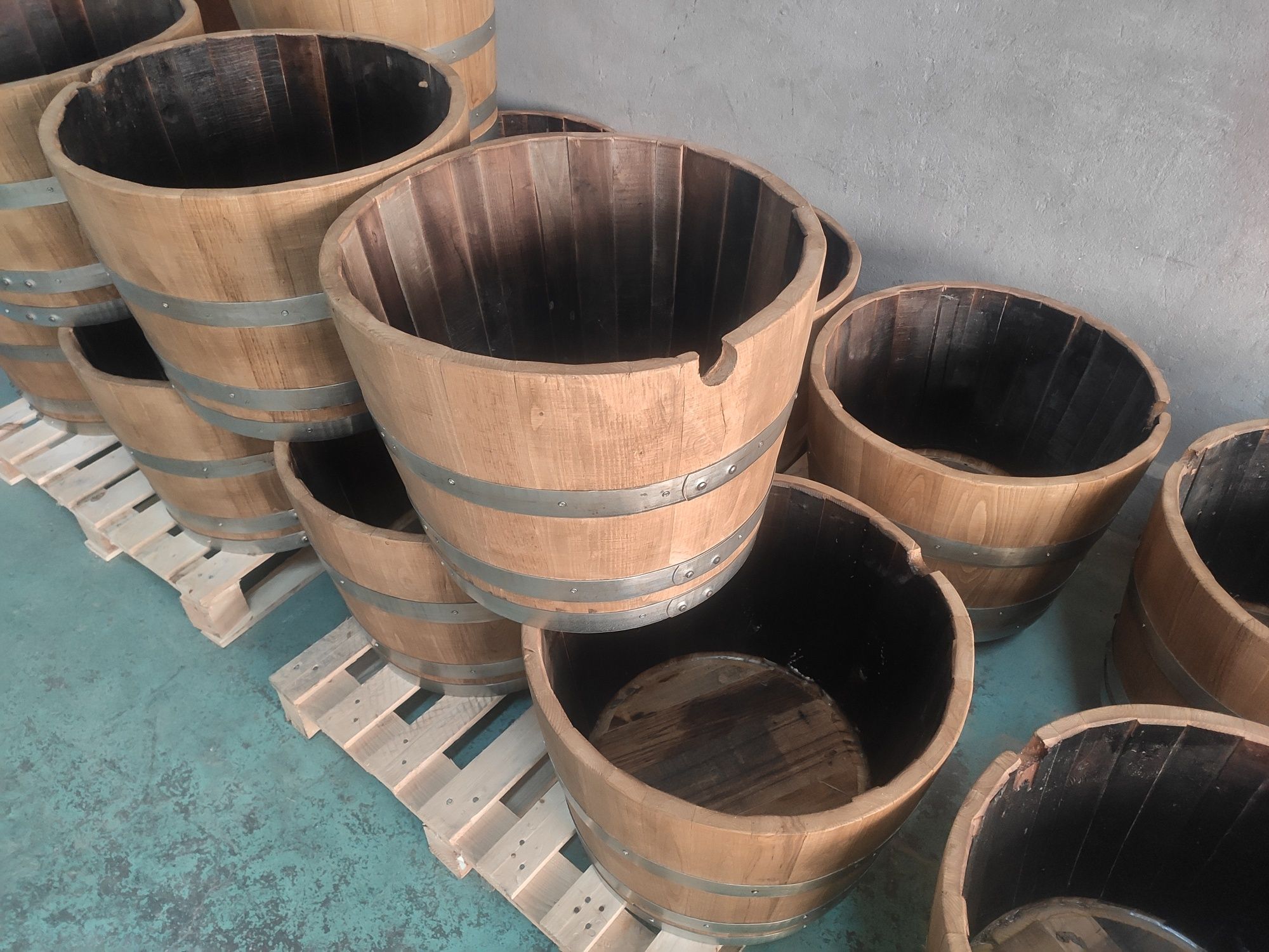 Vasos de madeira / Celhas de madeira