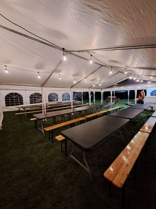 Wynajem namiotu 5x8 5x10 stoły ławki Namiot imprezowy do wynajęcia