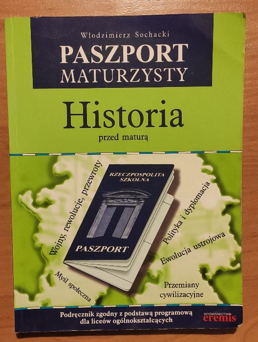 Książka Paszport maturzysty Historia matura Włodzimierz Sochacki