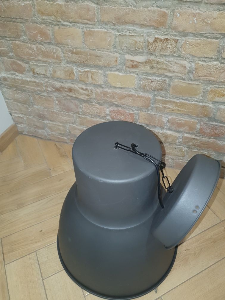 Lampa IKEA loft Hektar, średnica 47cm