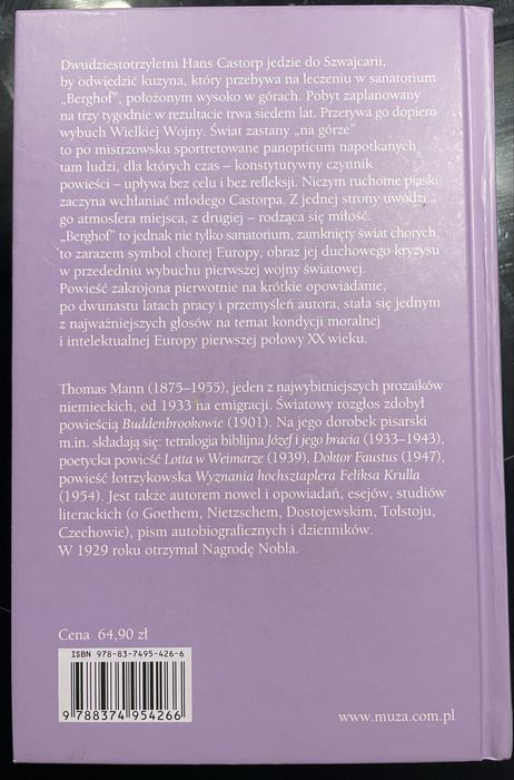 Thomas Mann - Czarodziejska góra