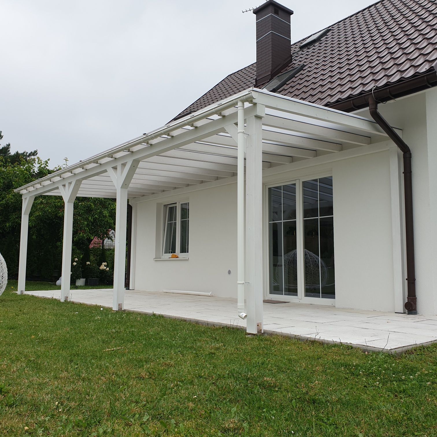 Zadaszenia tarasów pergole wiaty zabudowy tarasów taras