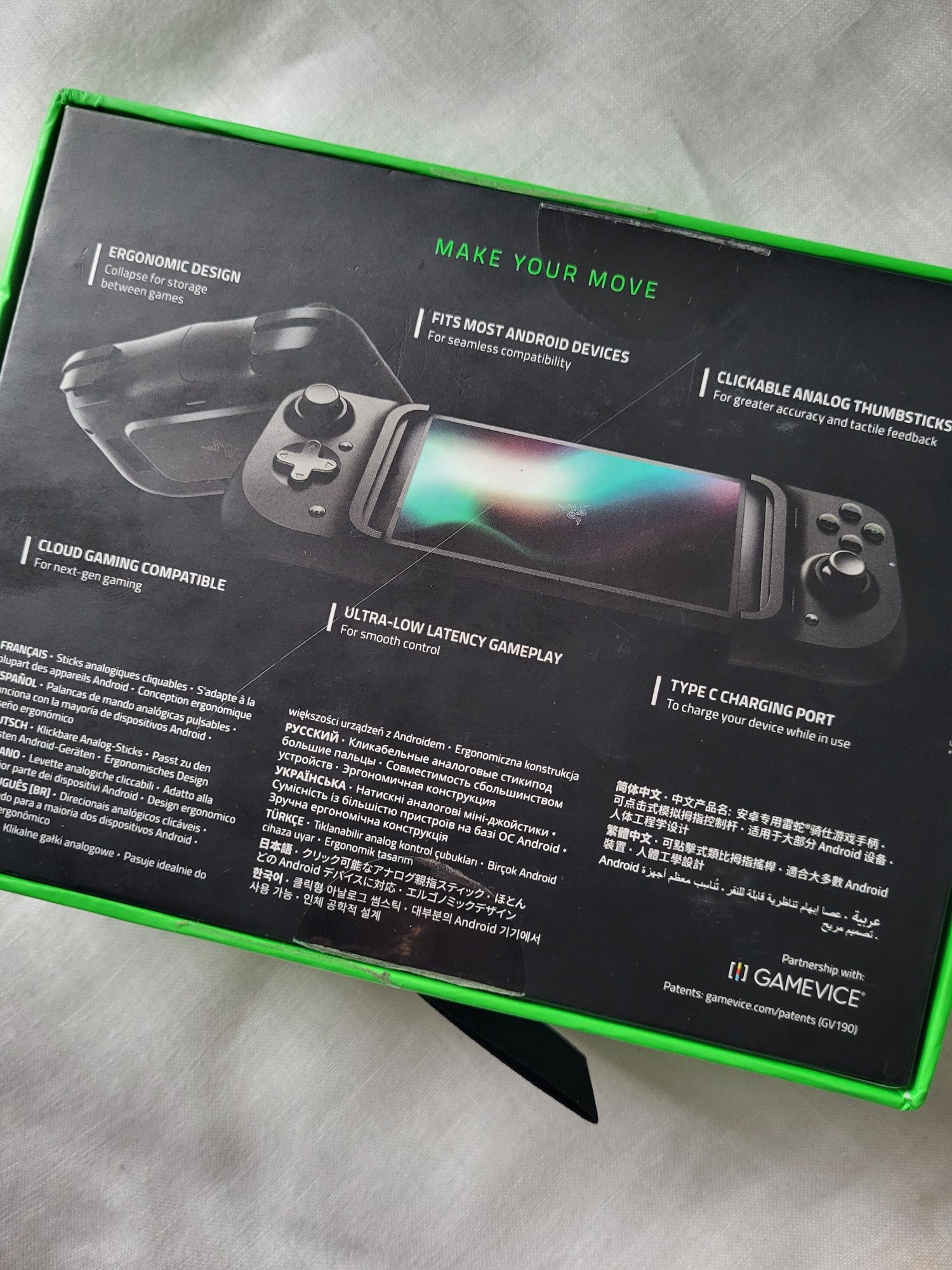 Razer Kishi przenośny pad kontroler do telefonu