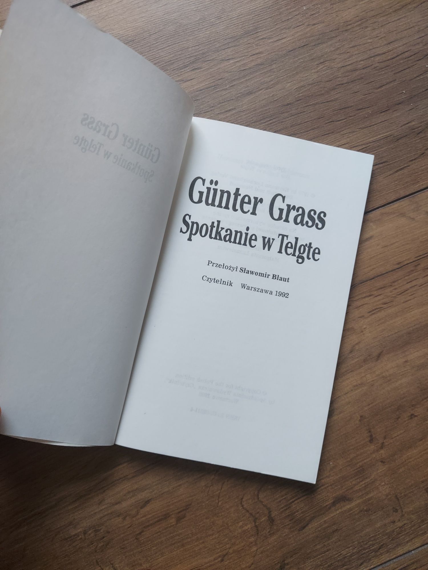 Spotkanie w Telgte Günter Grass książka vintage