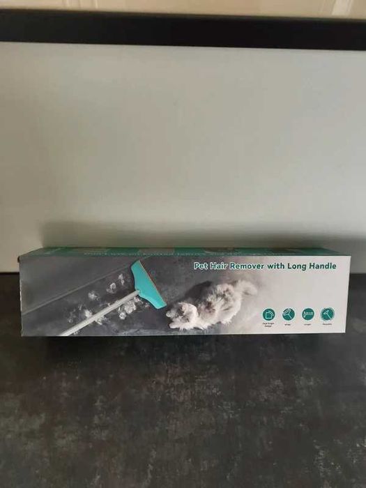 Długa szczotka zgrzebło do sierści psa kota dywanów tapicerki 90/45°