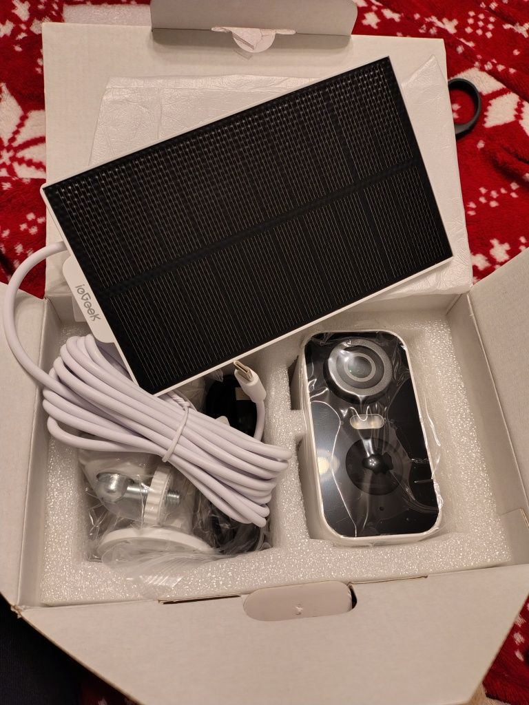 Kamera zewnętrzna solarna bezprzewodowa WIFI IP 2K 3MPx 4X ZOOM Mikrof