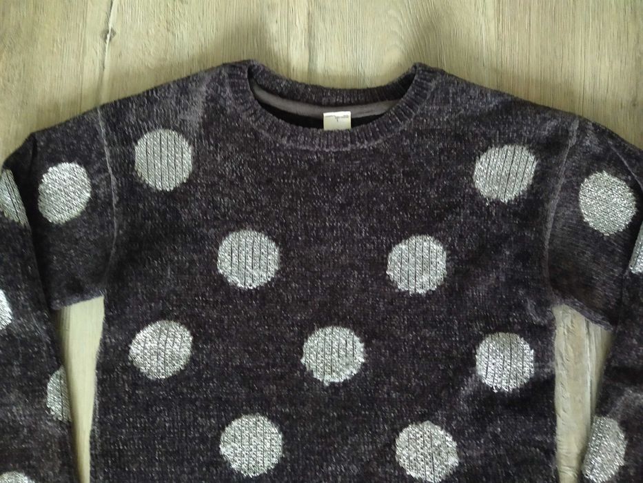 Miły w dotyku SWETEREK sweter C&A dziewczęcy r. 146/152, 10-12 lat