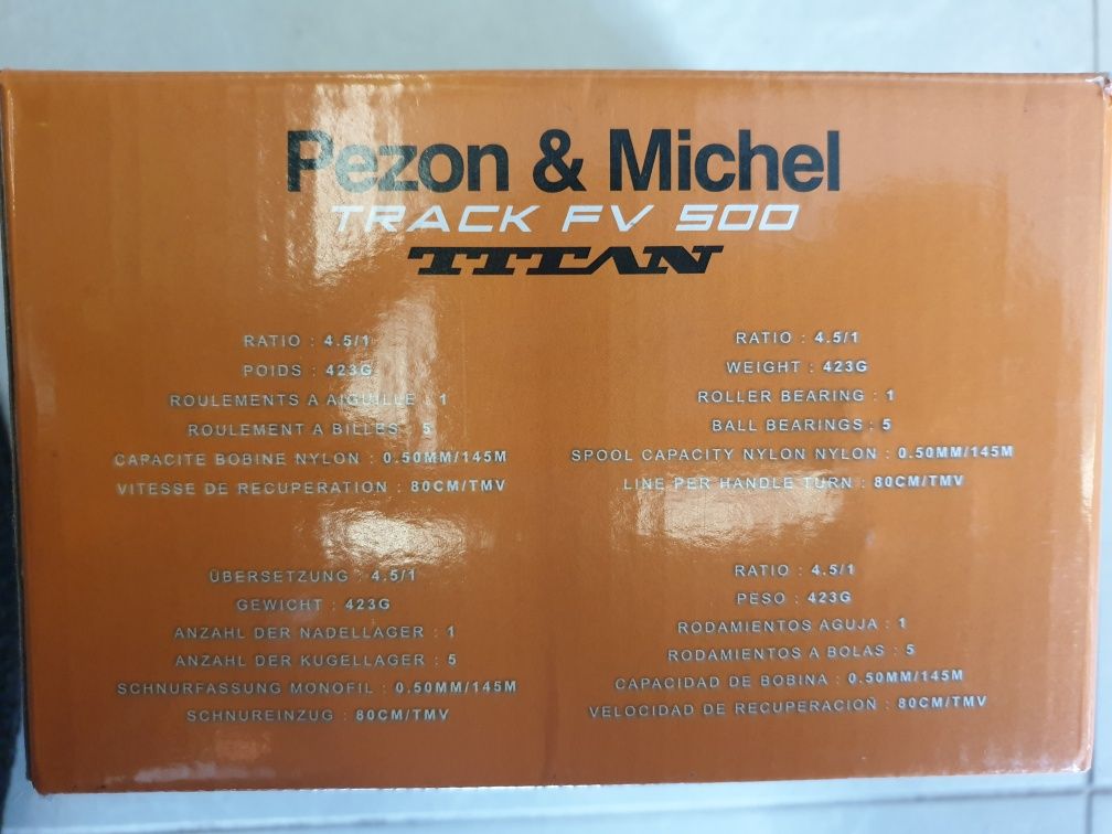 Kołowrotek Pezon & Michel    TRACK FV 500 TITAN